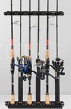 Fishing Gear Rod Holders 6 Rod Rack Pole Holder Rod Wall Mount