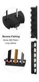 Fishing Gear Rod Holders 6 Rod Rack Pole Holder Rod Wall Mount