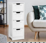 Storage Dresser Bedside Table Bathroom Stand Furniture  30cm x 30cm x 81cm Chest of Drawers