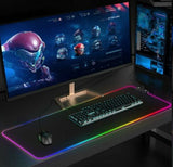 Mouse pad with 14 lighting modes RGB light  Extra Large 80CM