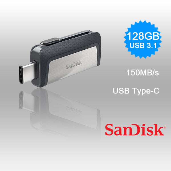 USB Drive Type-C 3.1  128GB SDDDC2-128G Dual USB Drive Type-C 3.1 SANDISK ULTRA