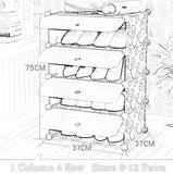 Storage Rack DIY Shoe Storage Shoe Rack Adjustable Many Sizes Shoe Rack cappa