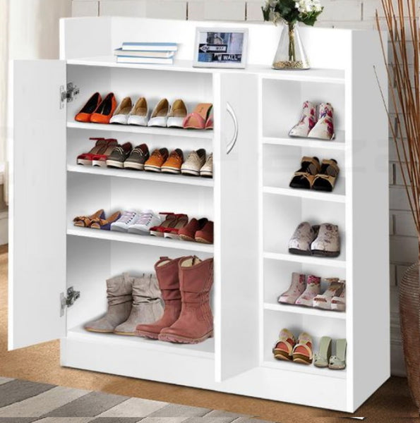 Storage Shoe Rack Shoes Cabinet Shoes Organiser - White shoe storage