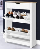 Storage Shoe Rack Shoes Cabinet Shoes shoe storage style Shelf Drawer White