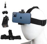 Holder strap Head-Mounted for smartphone as Holder Hands free video taking
