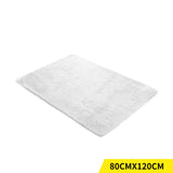 Rug Soft Rug Shaggy  Home Decor 80x120cm White (IDRO)