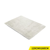 Rug Soft Rug Shaggy as Carpet and  Home Decor 120x160cm Cream (IDRO)