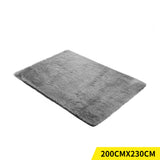 Rug Soft Rug Shaggy Floor soft Confetti Rug Carpet Home Decor 230 x 200cm Grey (IDRO)
