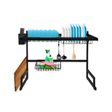 Dish Rack Dish Drying Rack 2 Level 65CM Over Sink Stainless Steel Dish Drainer Organizer  ( IDRO )