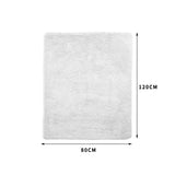 Rug Soft Rug Shaggy  Home Decor 80x120cm White (IDRO)