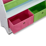 Kids Storage Children Storage Bookcase Toy Organiser Rack (idro)