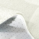 Rug Soft Rug Shaggy as Carpet and  Home Decor 120x160cm Cream (IDRO)