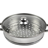 Steamer Stainless Steel for health steam cooking 3 level best Kitchen Tool (idro)