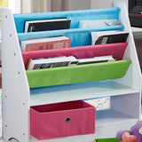 Kids Storage Children Storage Bookcase Toy Organiser Rack (idro)