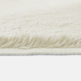 Rug Soft Rug Shaggy as Carpet and  Home Decor 120x160cm Cream (IDRO)
