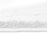 Rug Soft Rug Shaggy Confetti Rug Carpet Home Decor 200x230cm White (IDRO)