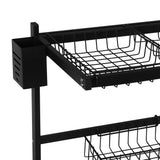 Dish rack Dish Drying Rack Over Sink  2 level Stainless Steel Black Dish Drainer Organizer ( IDRO )