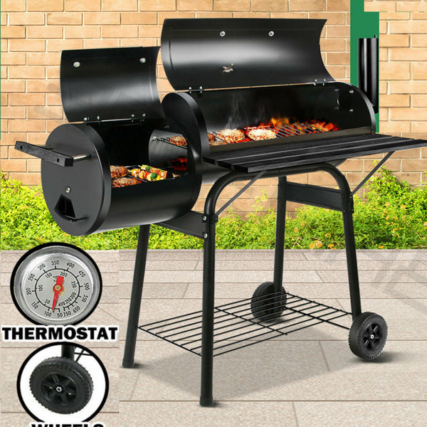 Grill Smoker on  wheels portable, nice extra practical design  BBQ  jakiwi