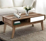 Table With 2 Drawers And a Shelf, dining room table Coffee Table