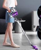 Vaccum Cleaner Handheld Bagless Vacuum Cleaner - Silver and purple Hand vacuum