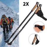 Stick Adjustable Hiking Trekking Walking X2 (a pair)