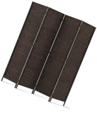 Privacy Divide Screen Cover Separate Areas BROWN