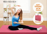 Health and Fitness Items Exercise Thick Comfy And Foldable Mat