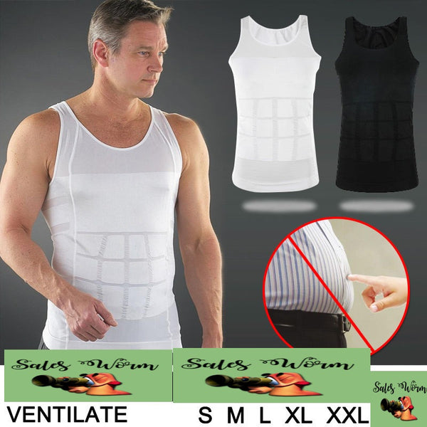 Men body s h a p e shirt Tightly fitted undershirt