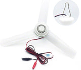 Camping Gear FAN for 12v or connect with Solar Power jolaerato