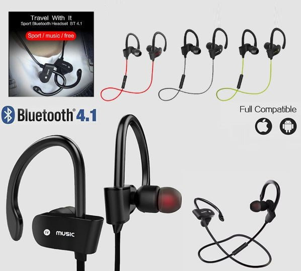 Earphones Wireless Headset For most devices jolaftito
