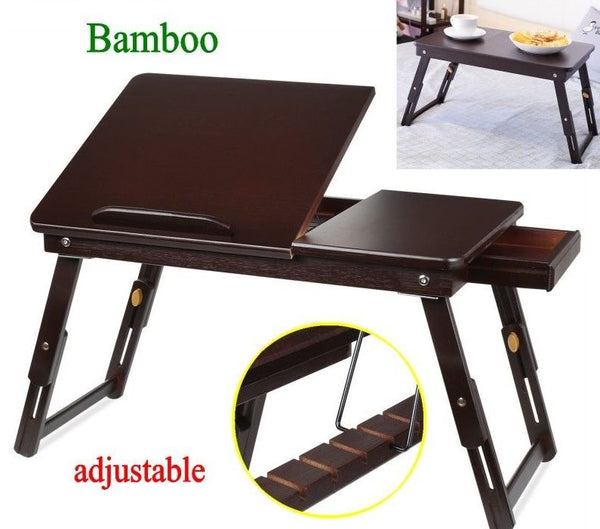 Table Portable Table Stand  Wooden Adjustable  jolbampol