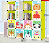 Kids Wardrobe In Squares Many shelves jolkidsward