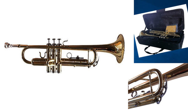 Gold Lacquered Trumpet Key