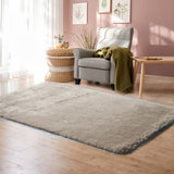 Rug Soft Rug Shaggy Floor Confetti Rug Home Decor 230 x 200cm Tan (IDRO)