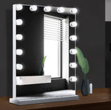Mirror Makeup Mirror With Light15 LED Bulbs Lighted Frameless