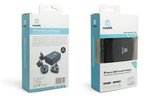 Charger 4-Port USB 4.5A Portable Wall Charger plus adapters for travel