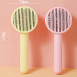 Pet Brush Pet Hair Grooming Cat Brush- PUSH AND CLEAN system -Dog Comb Slicker Brush For Cat Dog