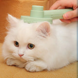 Pet Brush Pet Hair Grooming Cat Brush- PUSH AND CLEAN system -Dog Comb Slicker Brush For Cat Dog