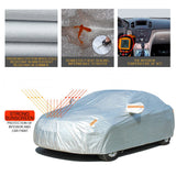 Waterproof Adjustable Large Car Covers Rain Sun Dust UV Proof Protection 3XL (idro)