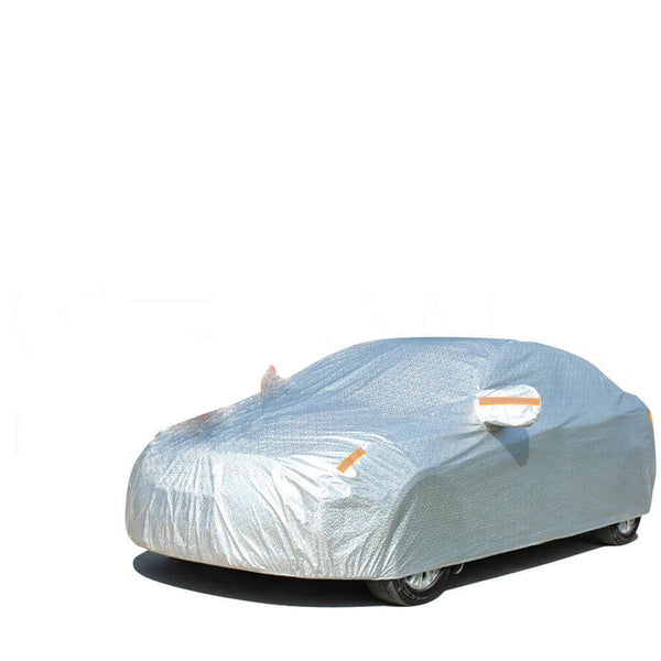 Waterproof Adjustable Large Car Covers Rain Sun Dust UV Proof Protection 3XL (idro)
