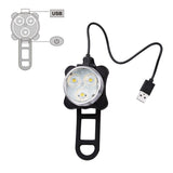 Bicycle Lights Bike Lights Front Rear Tail Light Lamp Rechargeable USB IPX4