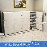 Storage Rack DIY MANY SIZES - White or See through Doors option Shoe Rack