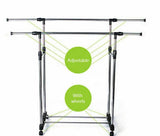 Metal Hanger Garments Portable Adjustable For Clothing Garments Drying Rack Hanger