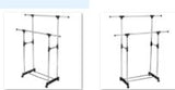 Metal Hanger Garments Portable Adjustable For Clothing Garments Drying Rack Hanger