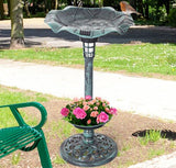 Decor Garden Feature Feeding Water and with Solar Light Outdoor Garden Feature  (idro)